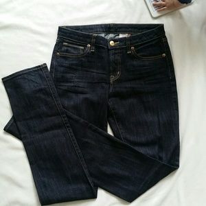 Uniqlo Dark Blue Straight-Leg Skinny Jeans